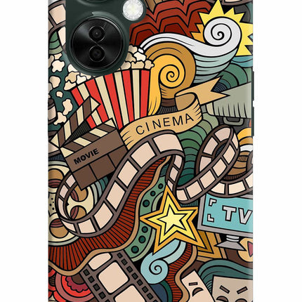 Cinema Abstract OnePlus Nord CE 3 Lite 5G Hard Case Back Cover by Casekaro