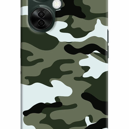 Camouflage OnePlus Nord CE 3 Lite 5G Hard Case Back Cover by Casekaro