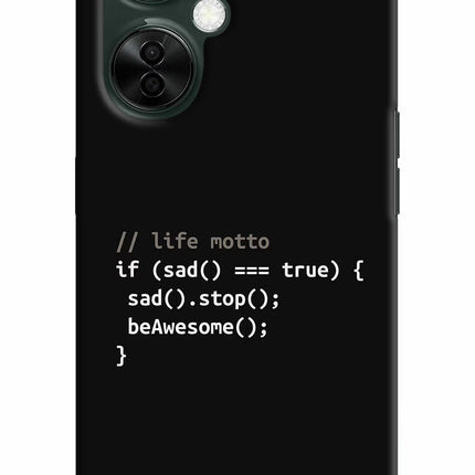 Life Motto Code OnePlus Nord CE 3 Lite 5G Hard Case Back Cover by Casekaro