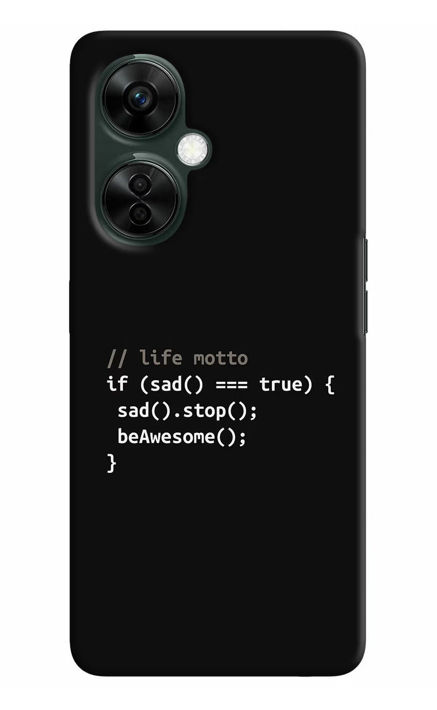 Life Motto Code OnePlus Nord CE 3 Lite 5G Back Cover, Hard case