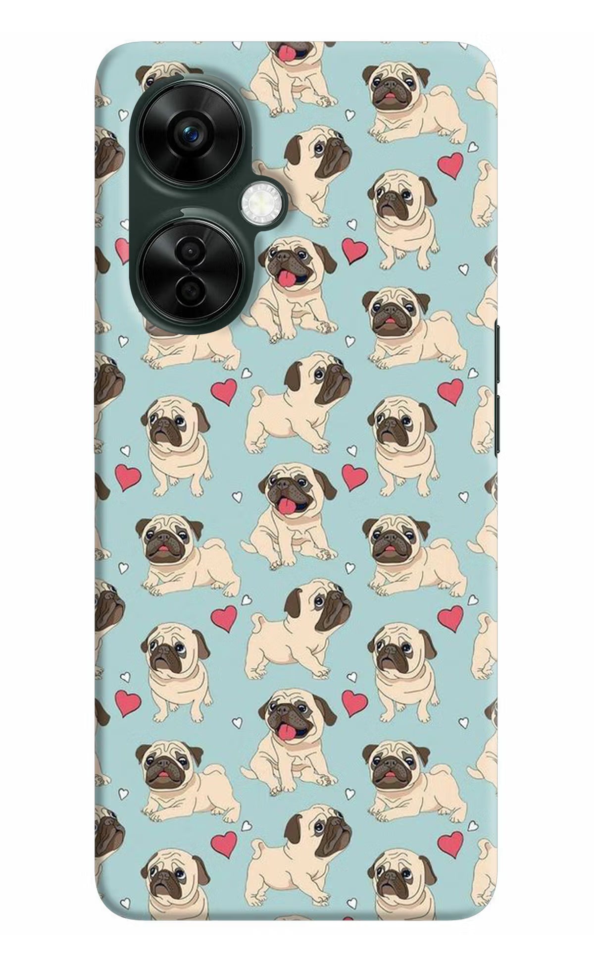 Pug Dog OnePlus Nord CE 3 Lite 5G Hard Case Back Cover by Casekaro
