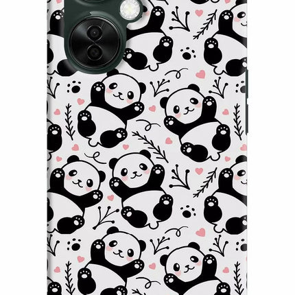 Cute Panda OnePlus Nord CE 3 Lite 5G Hard Case Back Cover by Casekaro