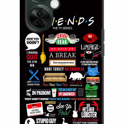 FRIENDS OnePlus Nord CE 3 Lite 5G Hard Case Back Cover by Casekaro