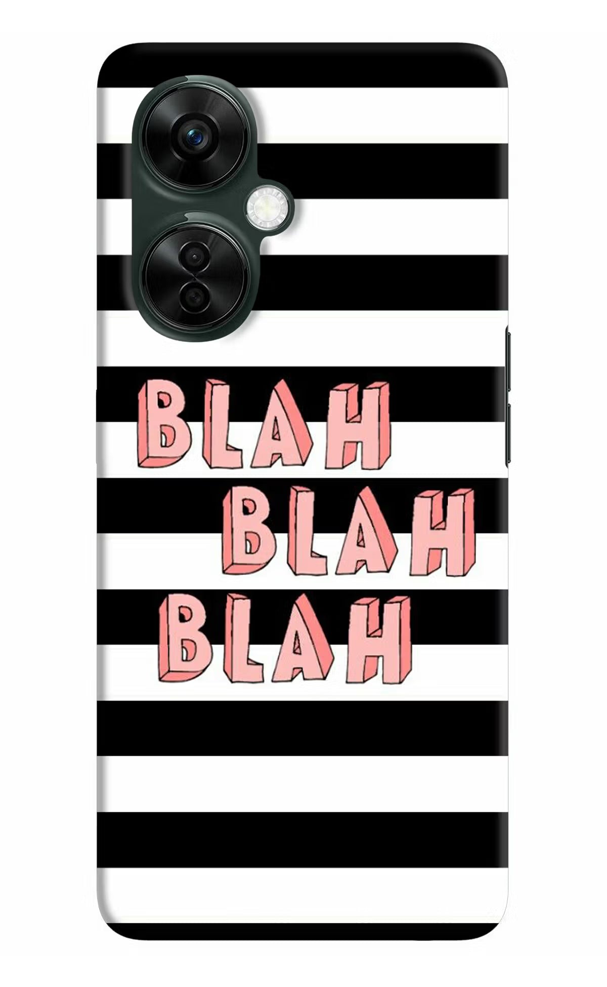 Blah Blah Blah OnePlus Nord CE 3 Lite 5G Hard Case Back Cover by Casekaro