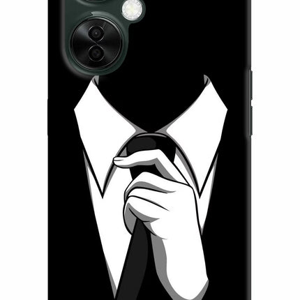 Black Tie OnePlus Nord CE 3 Lite 5G Hard Case Back Cover by Casekaro