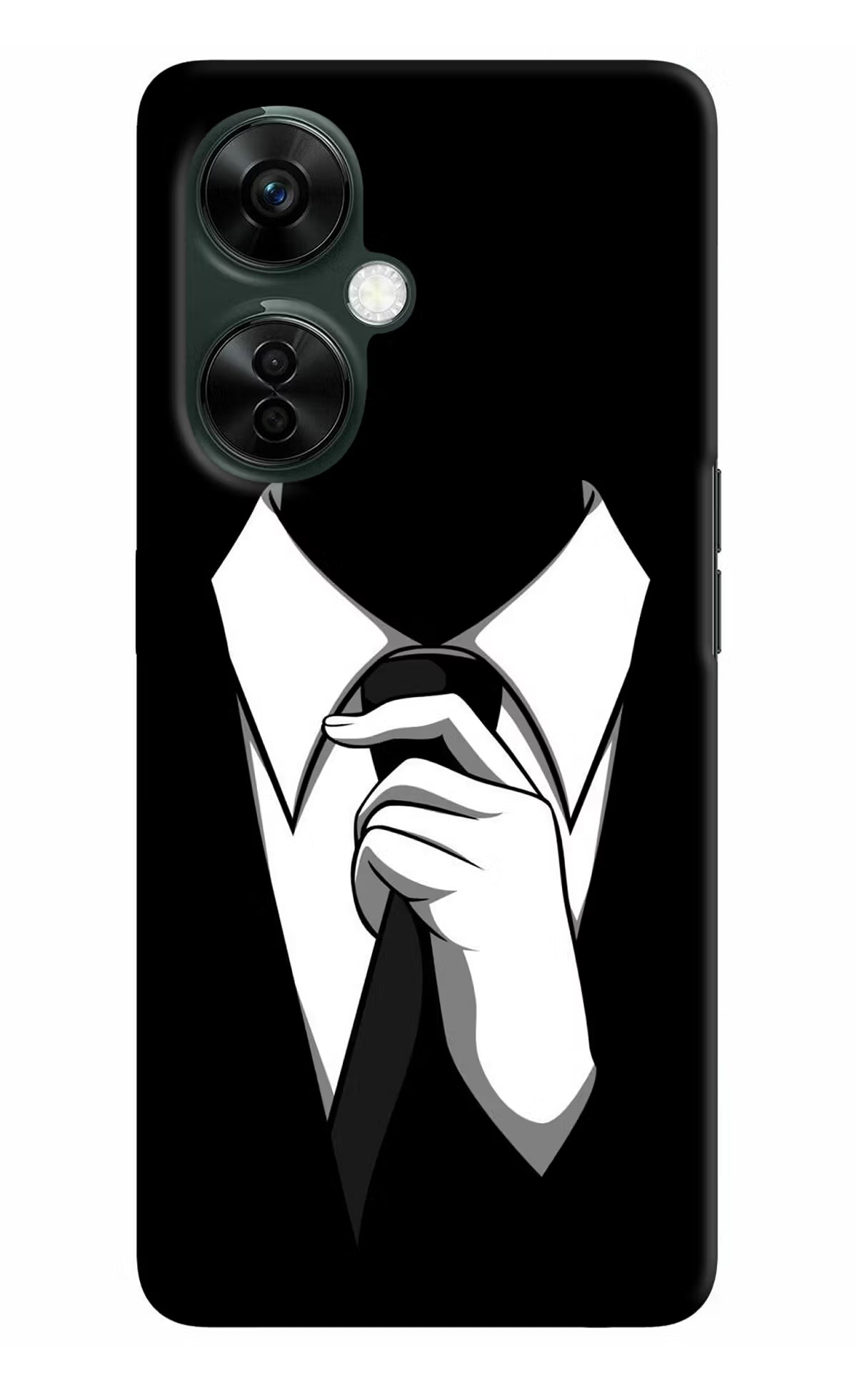 Black Tie OnePlus Nord CE 3 Lite 5G Hard Case Back Cover by Casekaro