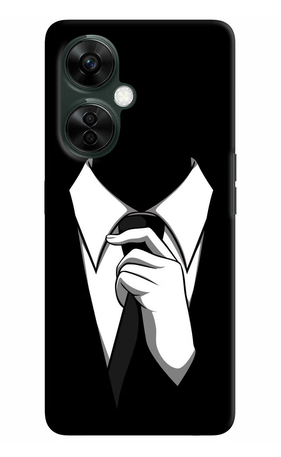 Black Tie OnePlus Nord CE 3 Lite 5G Back Cover, Hard case