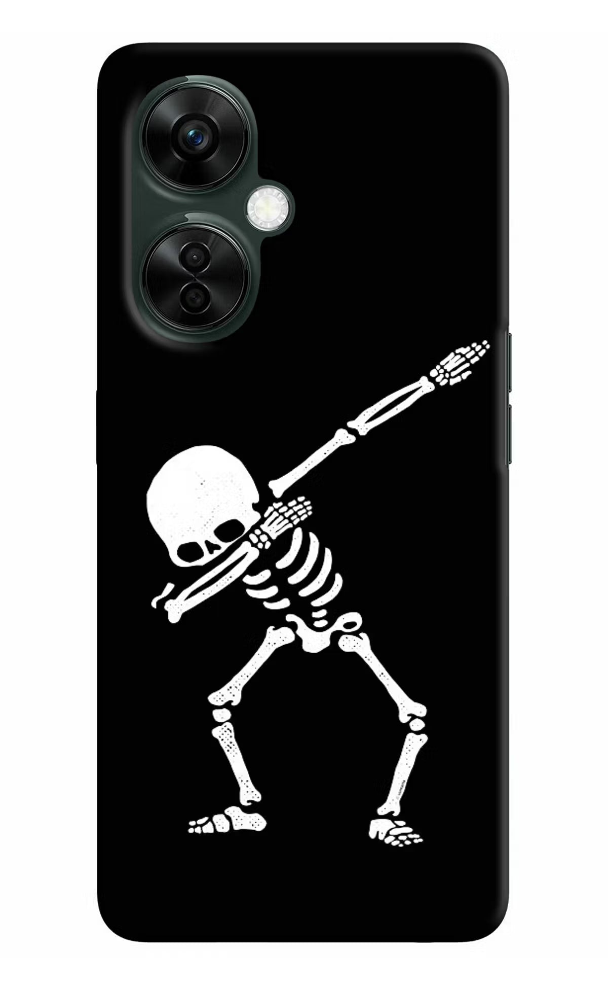 Dabbing Skeleton Art OnePlus Nord CE 3 Lite 5G Hard Case Back Cover by Casekaro