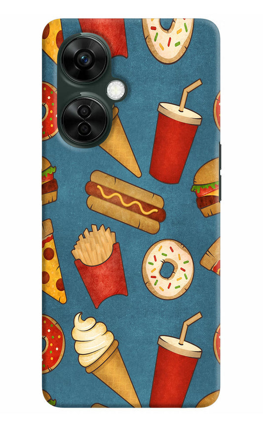 Foodie OnePlus Nord CE 3 Lite 5G Hard Case Back Cover by Casekaro