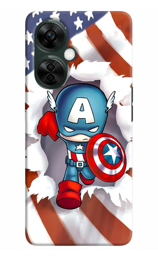 Captain America OnePlus Nord CE 3 Lite 5G Hard Case Back Cover by Casekaro