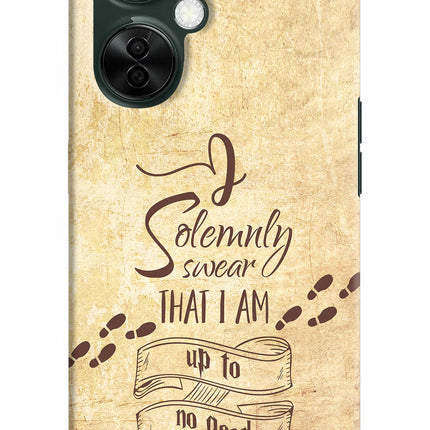 I Solemnly swear that i up to no good OnePlus Nord CE 3 Lite 5G Hard Case Back Cover by Casekaro