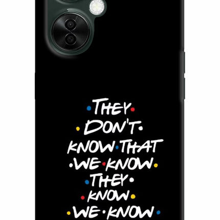 FRIENDS Dialogue OnePlus Nord CE 3 Lite 5G Hard Case Back Cover by Casekaro