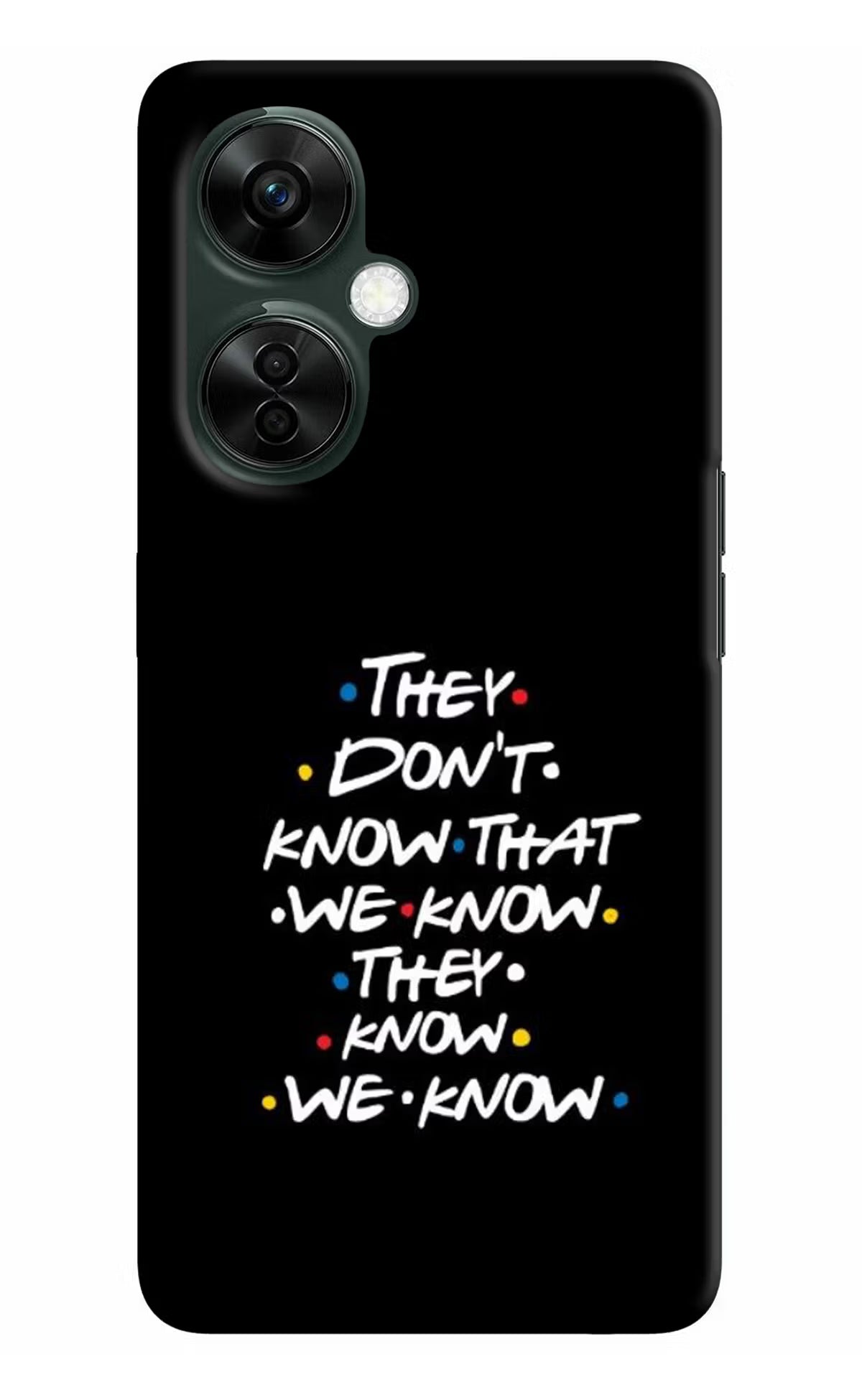 FRIENDS Dialogue OnePlus Nord CE 3 Lite 5G Hard Case Back Cover by Casekaro
