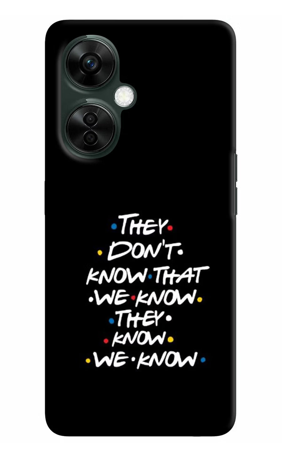 FRIENDS Dialogue OnePlus Nord CE 3 Lite 5G Back Cover, Hard case