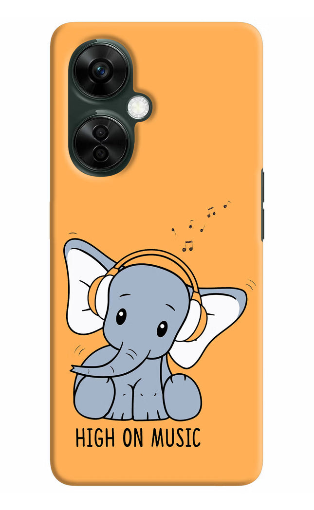 High On Music OnePlus Nord CE 3 Lite 5G Hard Case Back Cover by Casekaro
