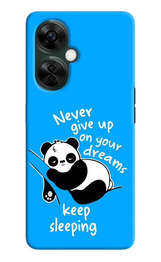 Keep Sleeping OnePlus Nord CE 3 Lite 5G Hard Case Back Cover by Casekaro