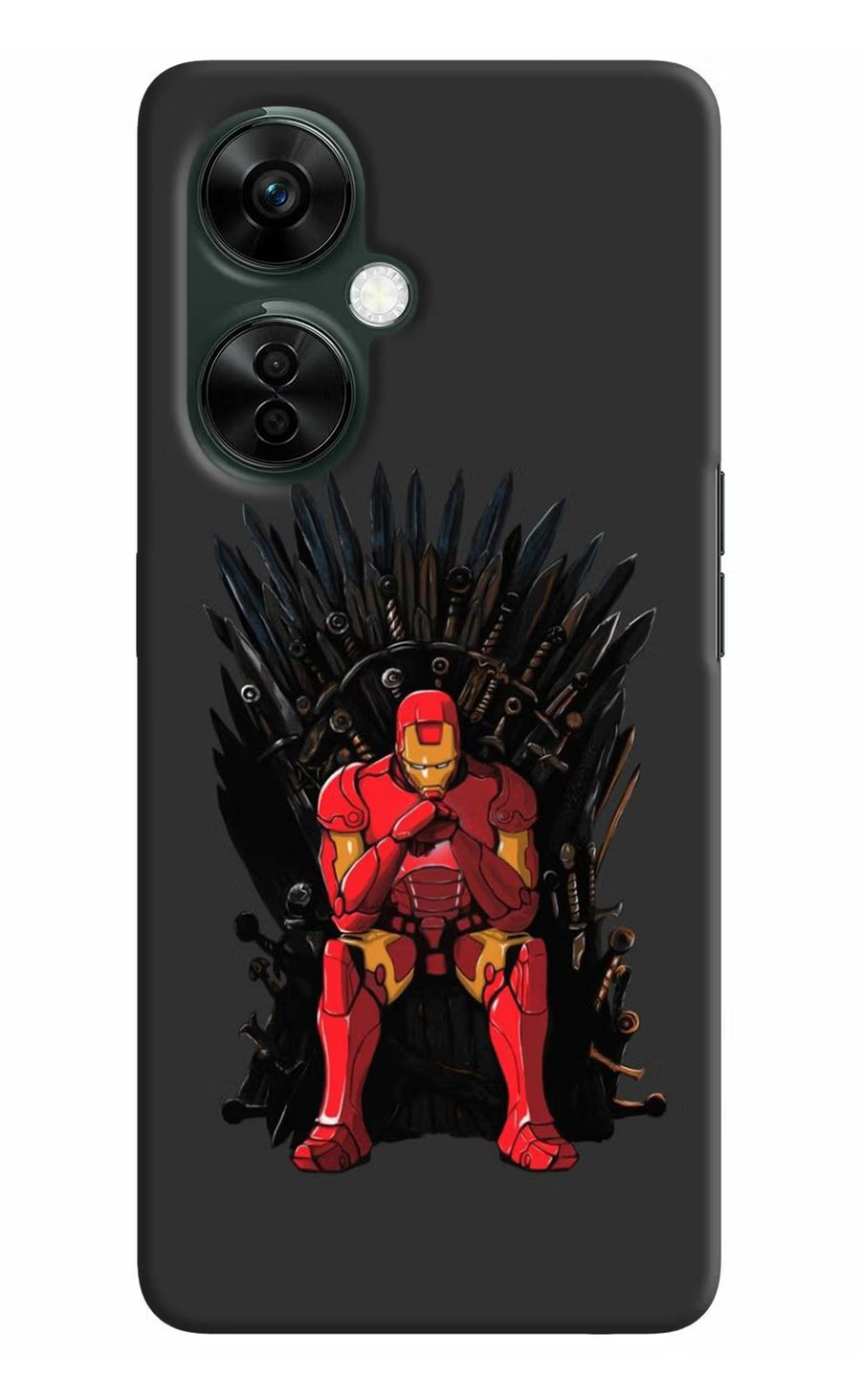 Ironman Throne OnePlus Nord CE 3 Lite 5G Back Cover, Hard case