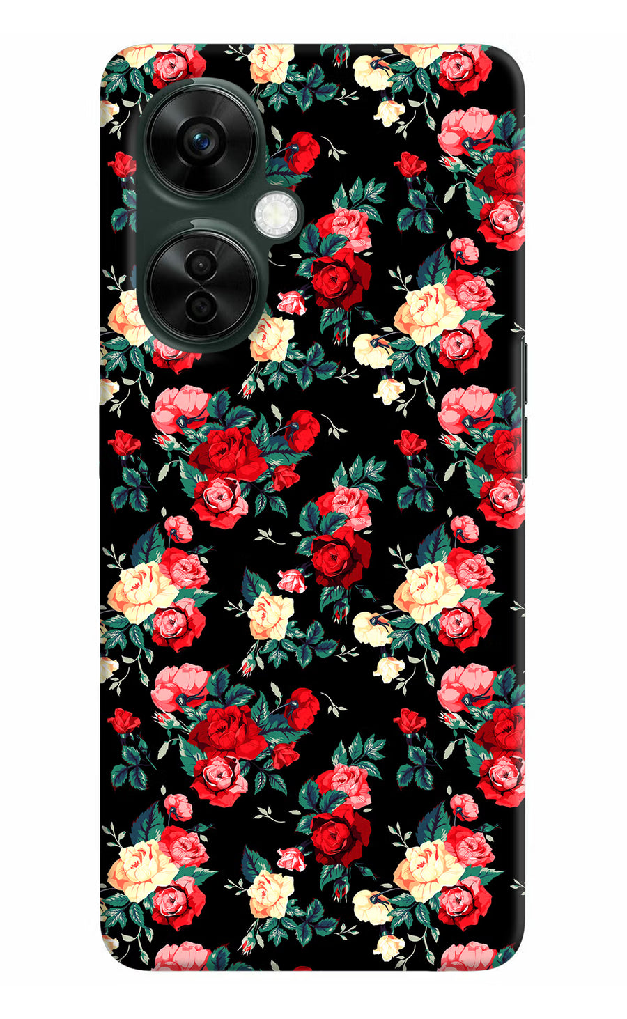 Rose Pattern OnePlus Nord CE 3 Lite 5G Back Cover, Hard case