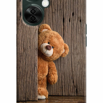 Teddy Wooden OnePlus Nord CE 3 Lite 5G Hard Case Back Cover by Casekaro