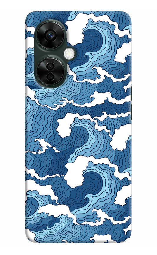 Blue Waves OnePlus Nord CE 3 Lite 5G Hard Case Back Cover by Casekaro