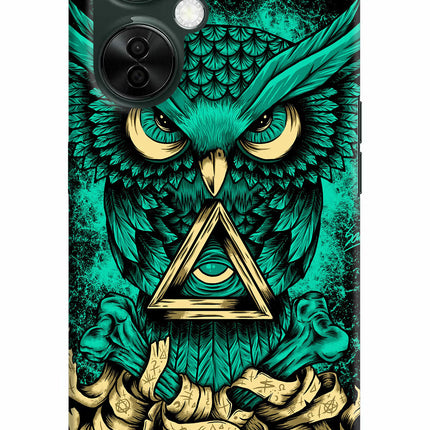 Green Owl OnePlus Nord CE 3 Lite 5G Hard Case Back Cover by Casekaro