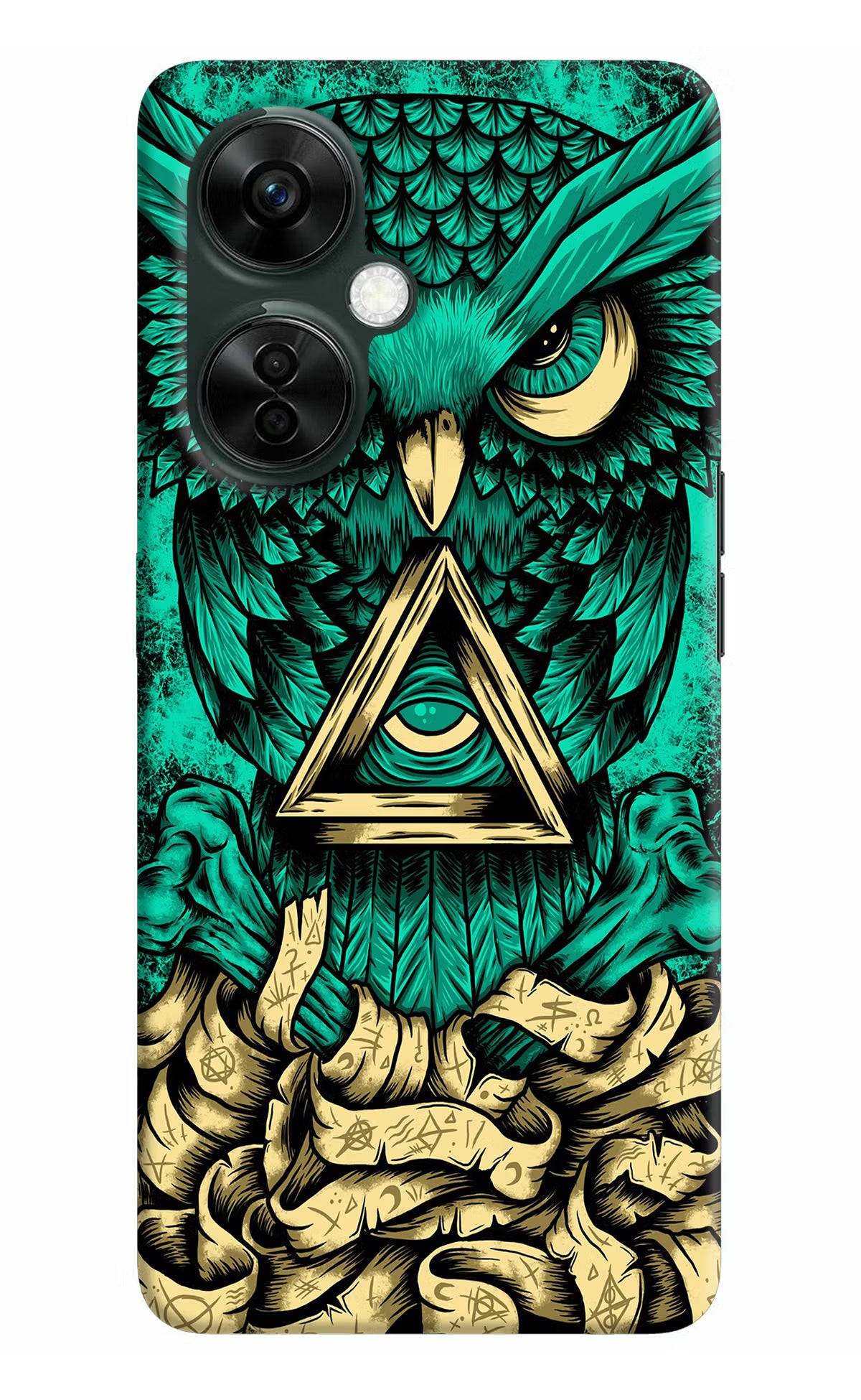 Green Owl OnePlus Nord CE 3 Lite 5G Hard Case Back Cover by Casekaro