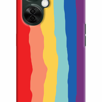 Rainbow OnePlus Nord CE 3 Lite 5G Hard Case Back Cover by Casekaro