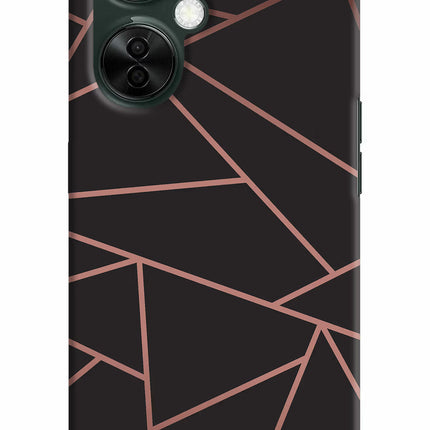 Geometric Pattern OnePlus Nord CE 3 Lite 5G Hard Case Back Cover by Casekaro