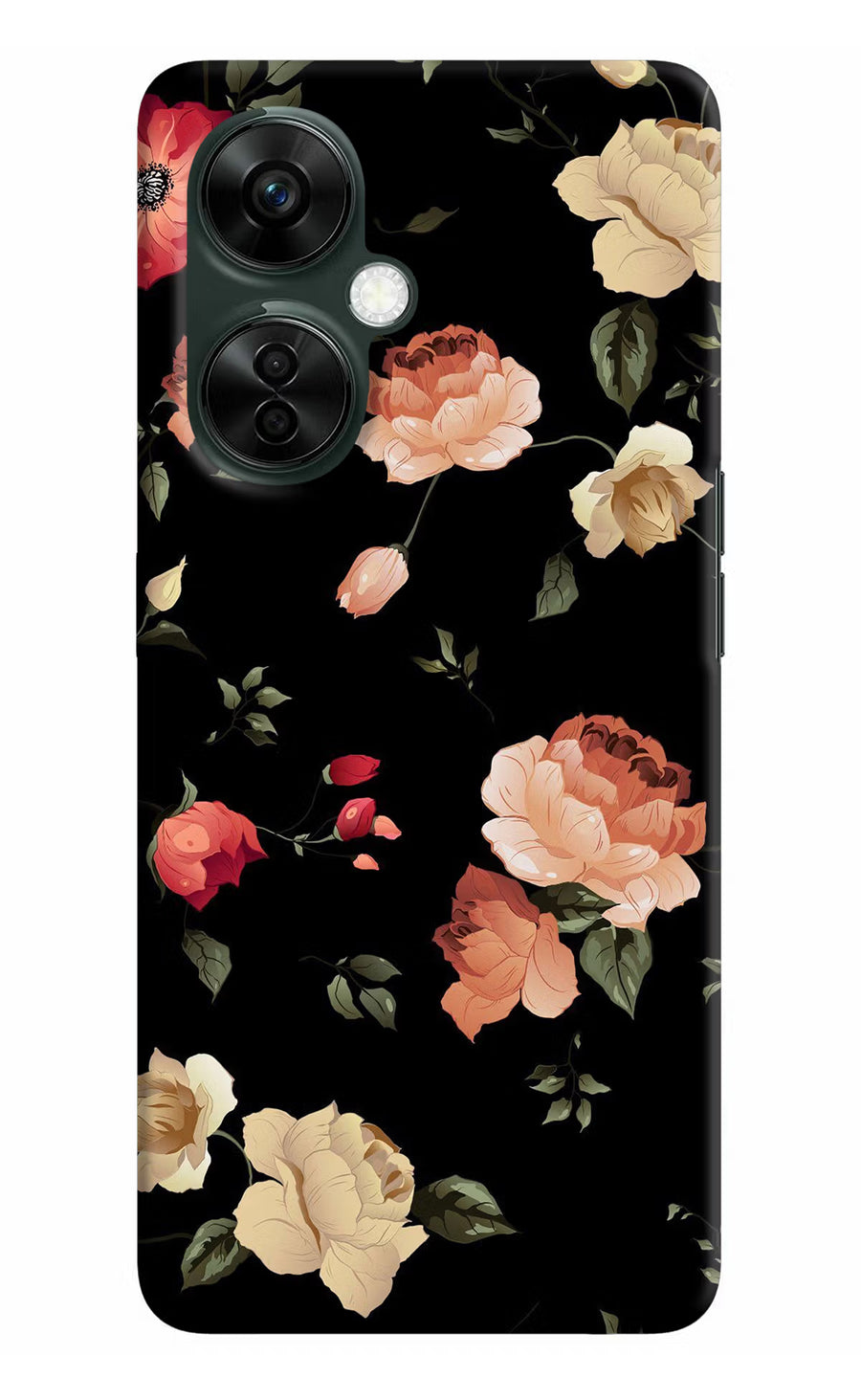 Flowers OnePlus Nord CE 3 Lite 5G Back Cover, Hard case