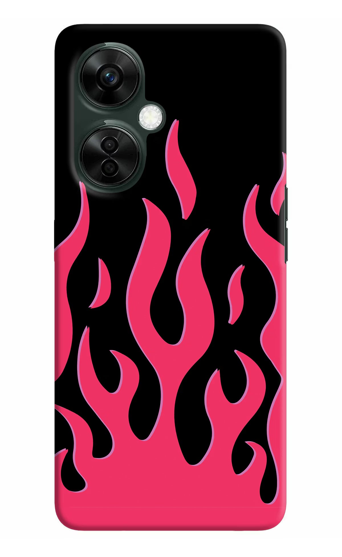 Fire Flames OnePlus Nord CE 3 Lite 5G Hard Case Back Cover by Casekaro