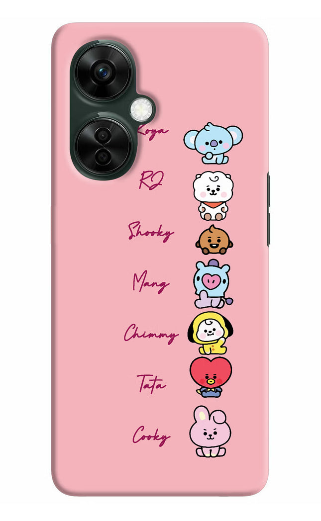 BTS names OnePlus Nord CE 3 Lite 5G Hard Case Back Cover by Casekaro