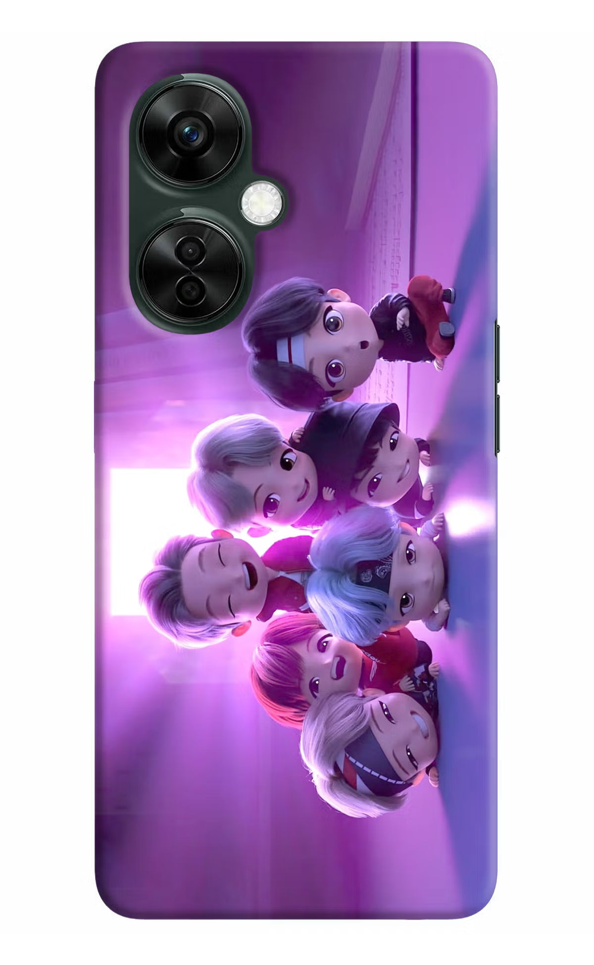 BTS Chibi OnePlus Nord CE 3 Lite 5G Hard Case Back Cover by Casekaro