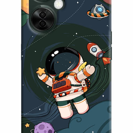 Cartoon Astronaut OnePlus Nord CE 3 Lite 5G Hard Case Back Cover by Casekaro