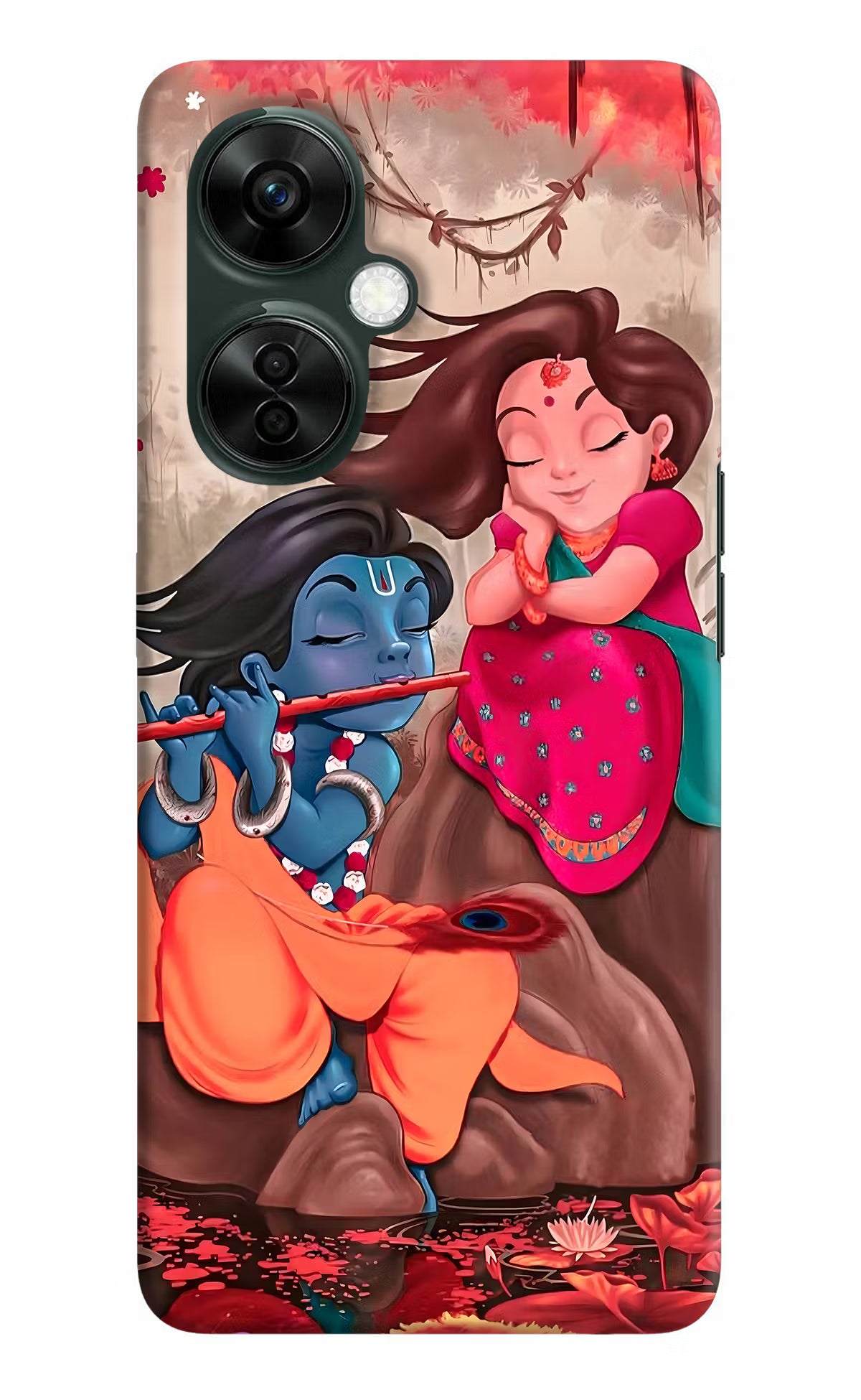 Radhe Krishna OnePlus Nord CE 3 Lite 5G Hard Case Back Cover by Casekaro