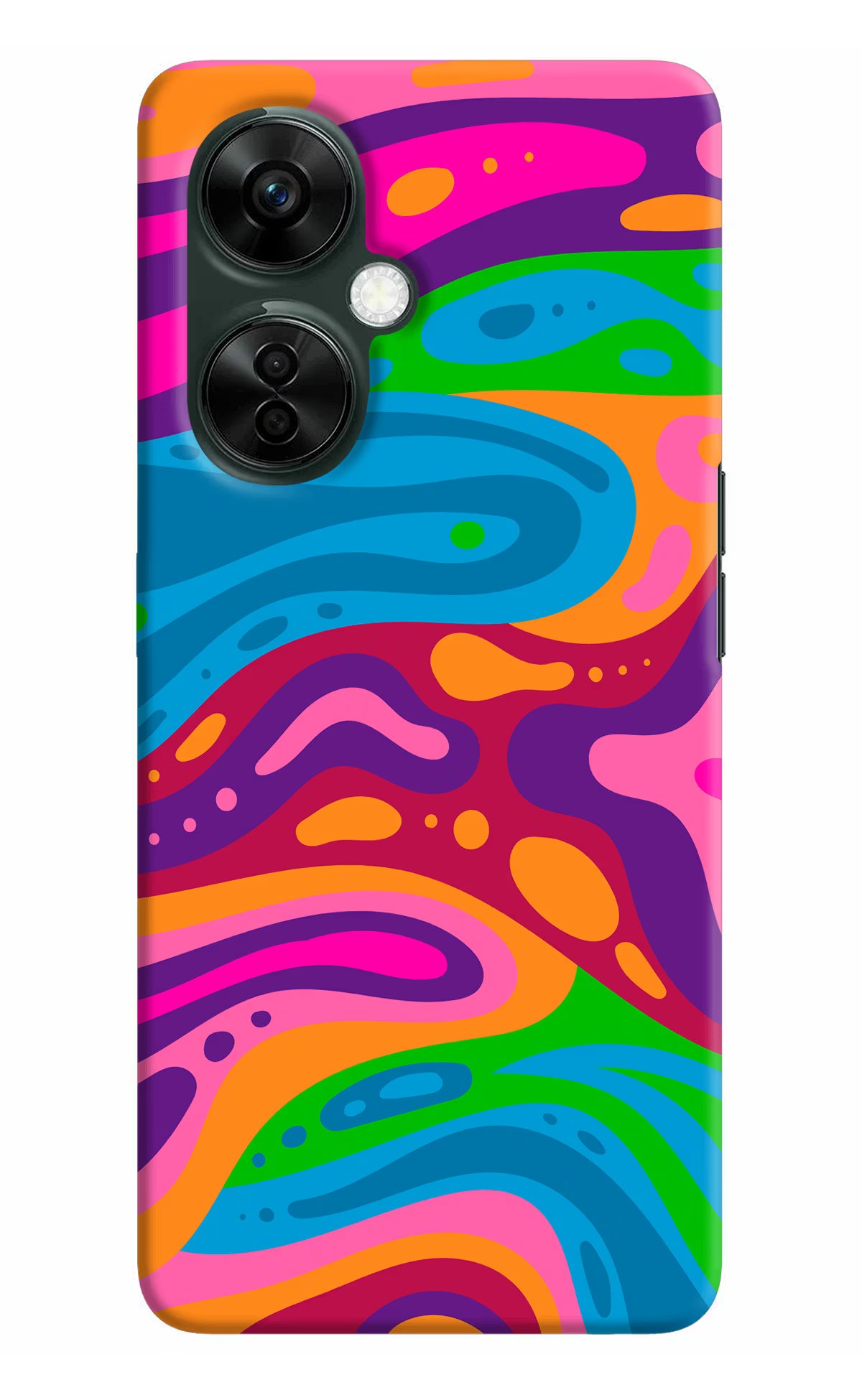 Trippy Pattern OnePlus Nord CE 3 Lite 5G Hard Case Back Cover by Casekaro