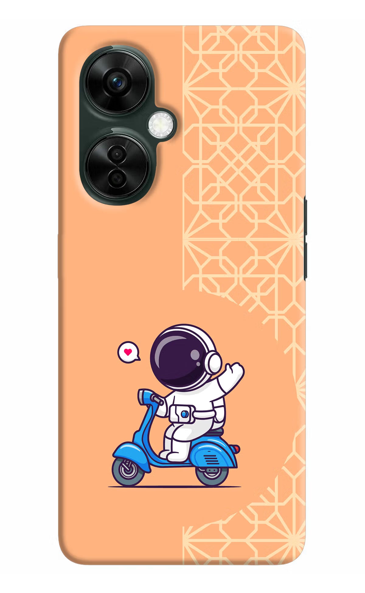 Cute Astronaut Riding OnePlus Nord CE 3 Lite 5G Hard Case Back Cover by Casekaro