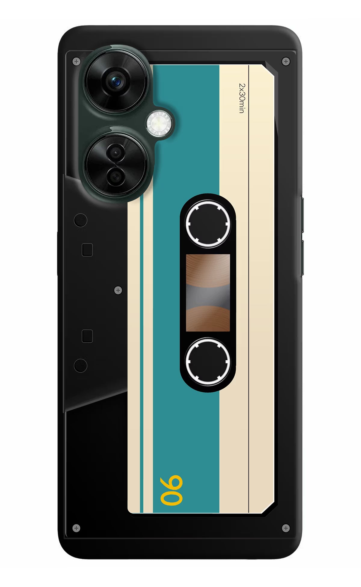 Cassette OnePlus Nord CE 3 Lite 5G Hard Case Back Cover by Casekaro