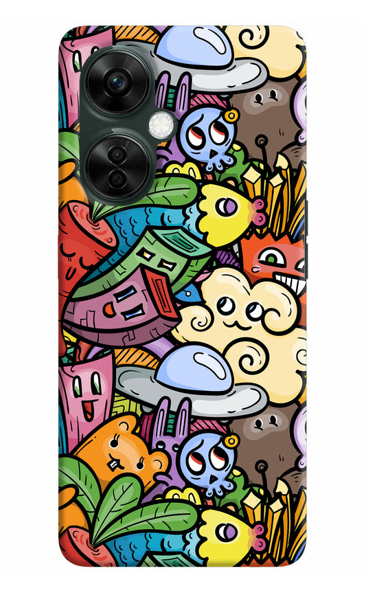 Veggie Doodle OnePlus Nord CE 3 Lite 5G Hard Case Back Cover by Casekaro