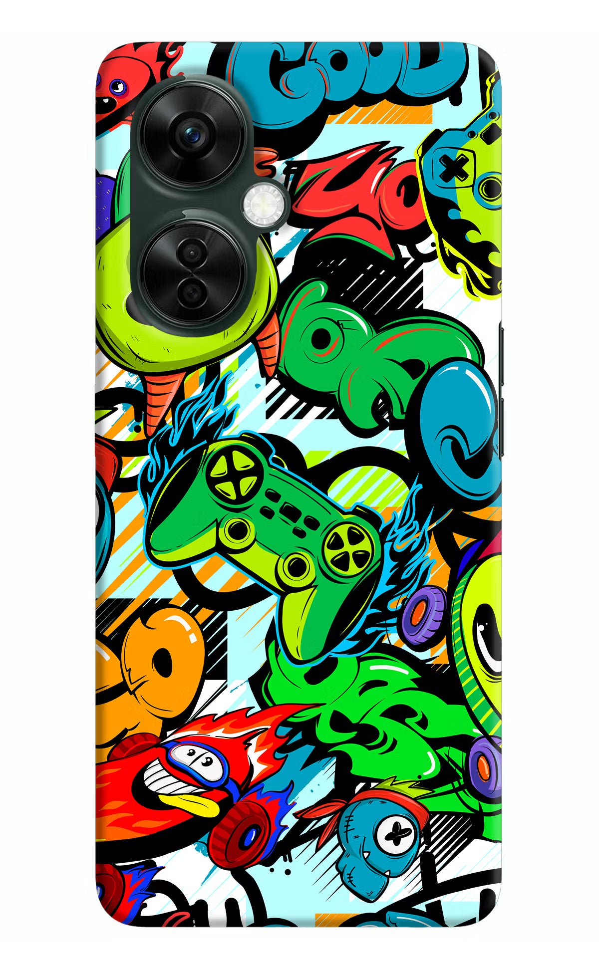 Game Doodle OnePlus Nord CE 3 Lite 5G Hard Case Back Cover by Casekaro
