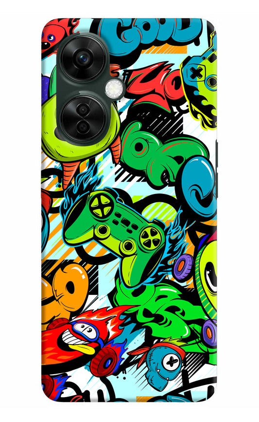 Game Doodle OnePlus Nord CE 3 Lite 5G Hard Case Back Cover by Casekaro