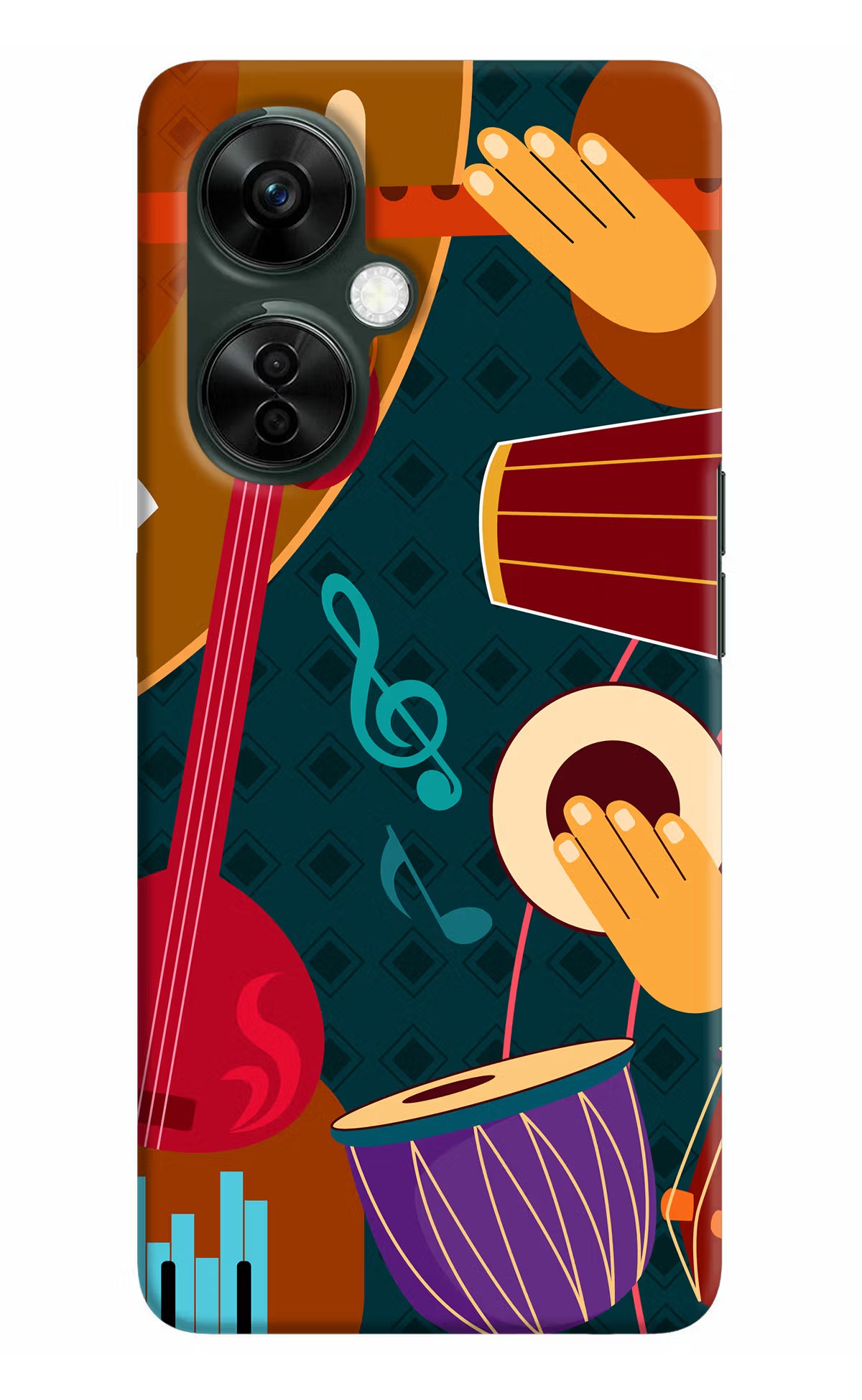 Music Instrument OnePlus Nord CE 3 Lite 5G Hard Case Back Cover by Casekaro