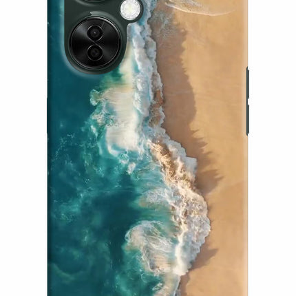 Ocean Beach OnePlus Nord CE 3 Lite 5G Hard Case Back Cover by Casekaro