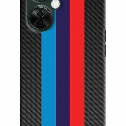 BMW Stripes Pattern OnePlus Nord CE 3 Lite 5G Hard Case Back Cover by Casekaro