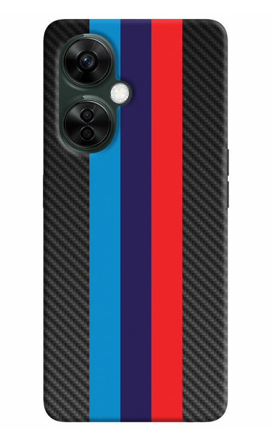 BMW Stripes Pattern OnePlus Nord CE 3 Lite 5G Hard Case Back Cover by Casekaro
