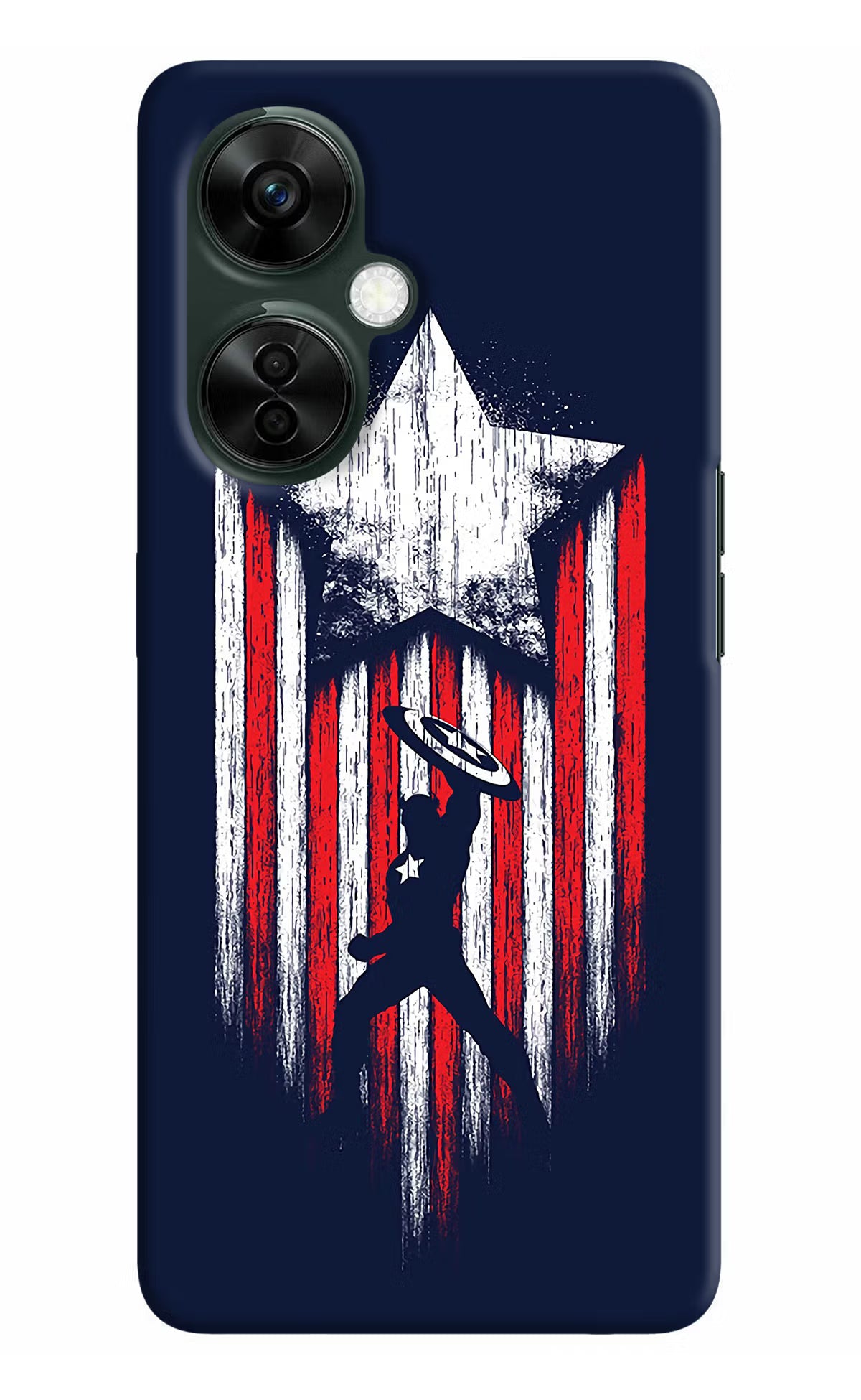 Captain America Marvel Art OnePlus Nord CE 3 Lite 5G Hard Case Back Cover by Casekaro
