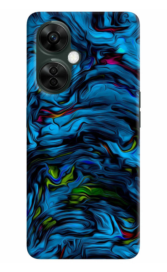 Dark Blue Abstract OnePlus Nord CE 3 Lite 5G Hard Case Back Cover by Casekaro