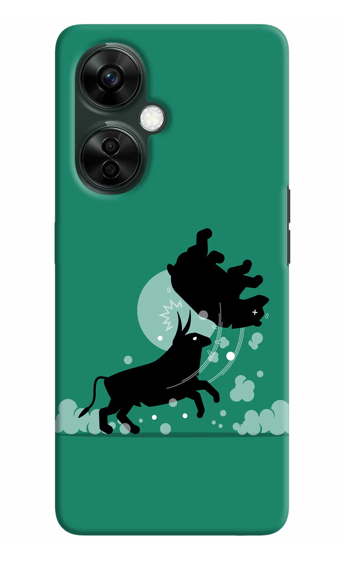 Bull Conqueror OnePlus Nord CE 3 Lite 5G Hard Case Back Cover by Casekaro