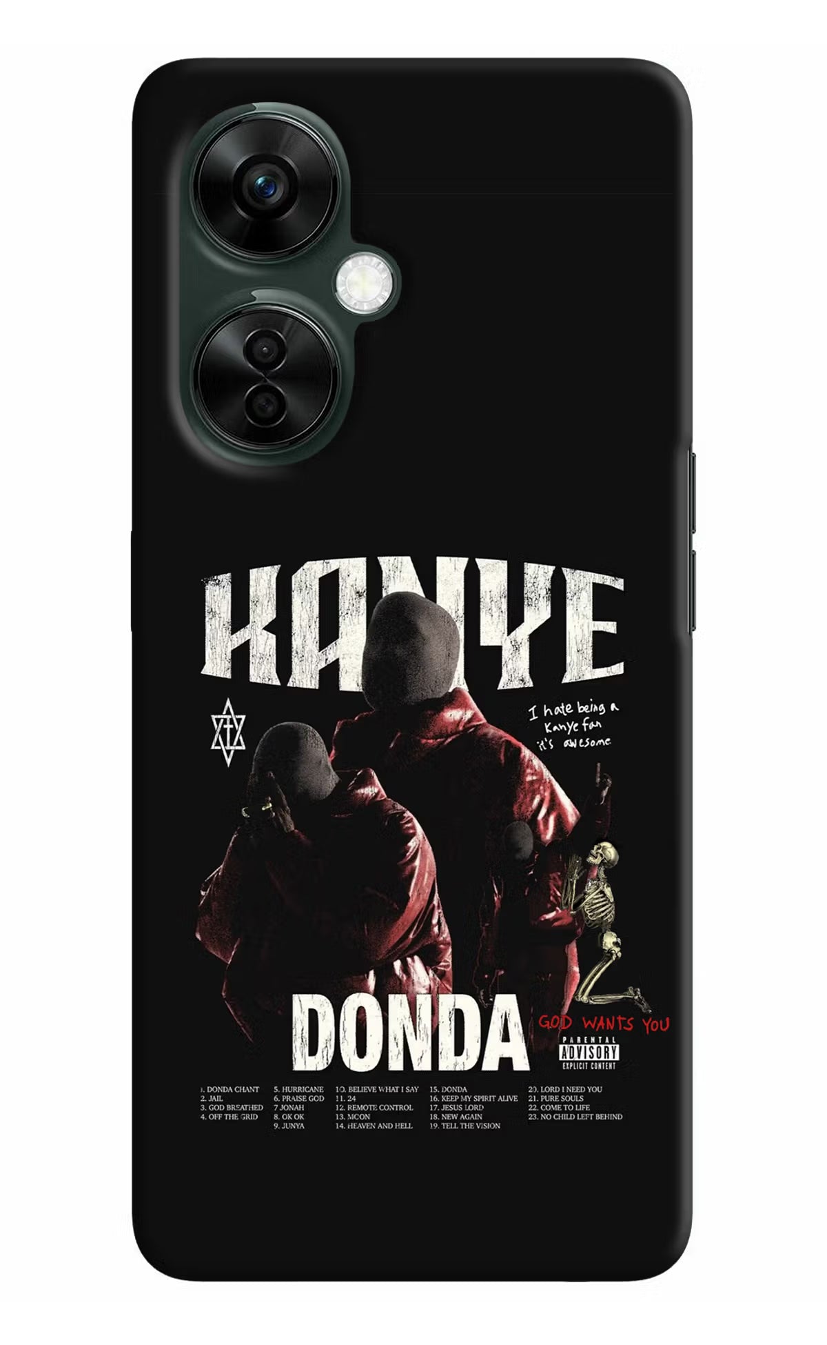 Donda Kanye West OnePlus Nord CE 3 Lite 5G Hard Case Back Cover by Casekaro