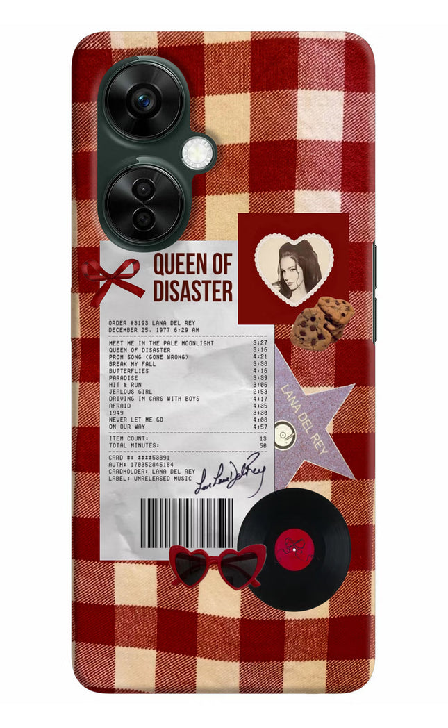 Queen of Disaster OnePlus Nord CE 3 Lite 5G Hard Case Back Cover by Casekaro