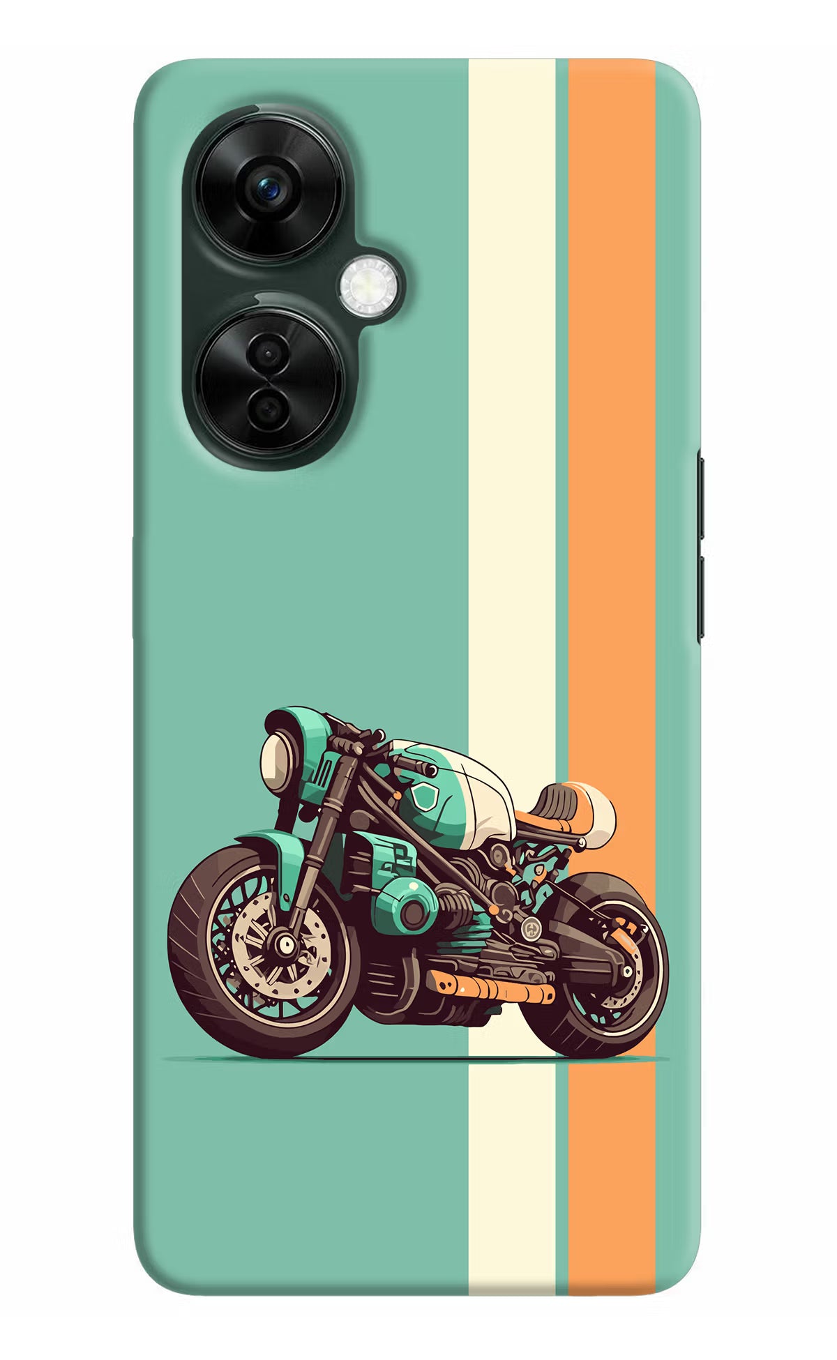 Striped Moto Drift OnePlus Nord CE 3 Lite 5G Hard Case Back Cover by Casekaro